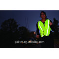 Hi-vis 3M Einstellbare Reflektierende Weste, Tag und Nacht Hohe Sichtbarkeit Reflex Sicherheitsweste Gelb für Laufen / Radfahren / Walking